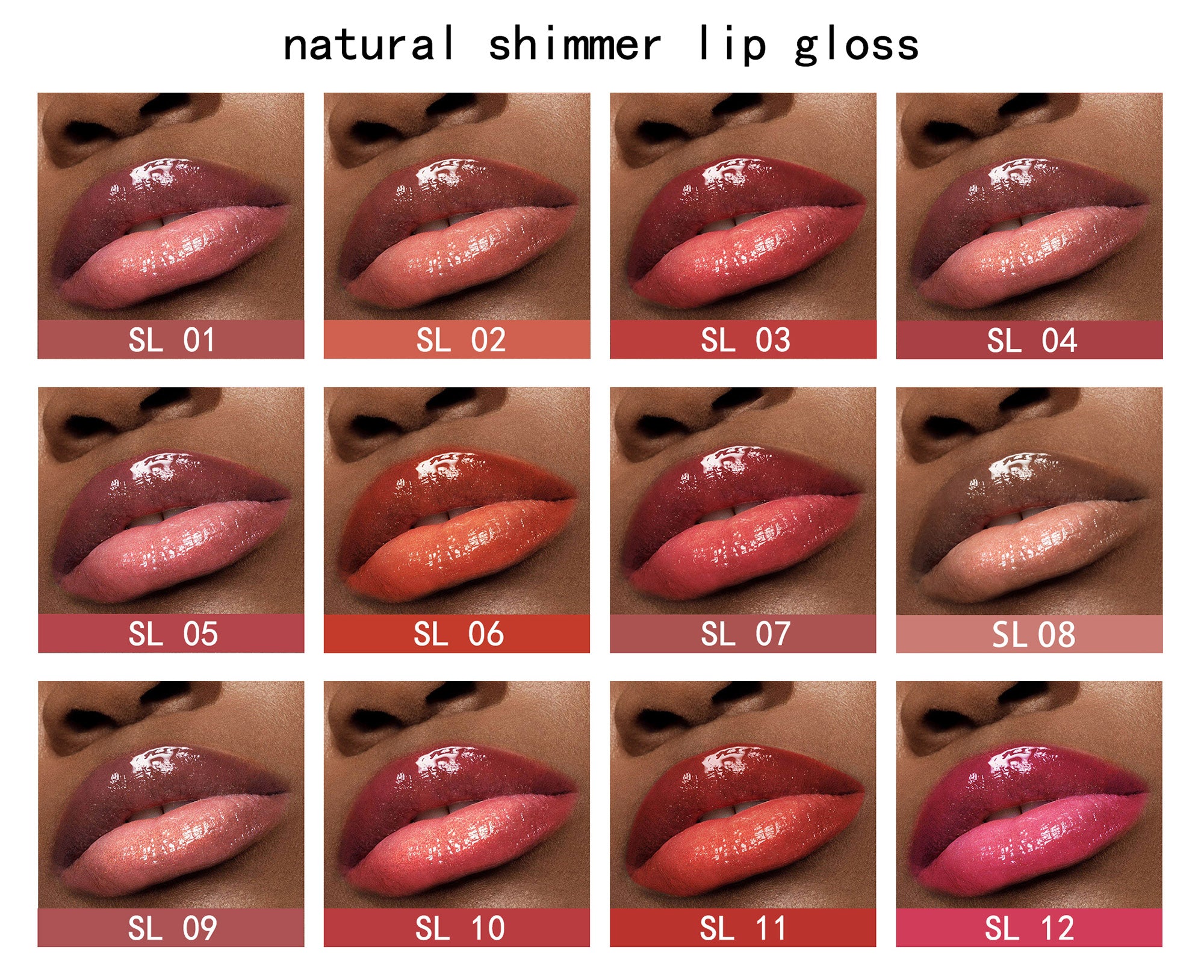 Groothandel luxe glinsterende lipgloss