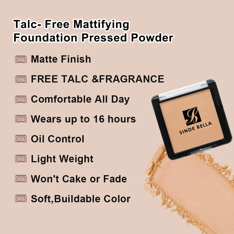 Talc- Free Mattifying Foundation Pressed Powder Sampler Kit