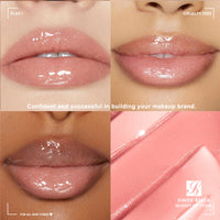 Custom Every Day Lip Makeup Line-Shimmer Lip Gloss, Lipsitck, Lip Liner
