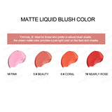 Matte Liquid Cream Blush Sheer Flush Of Color