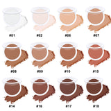 12 Shades Talc-Free Face and Body Sunglow Bronzer Powder Kit