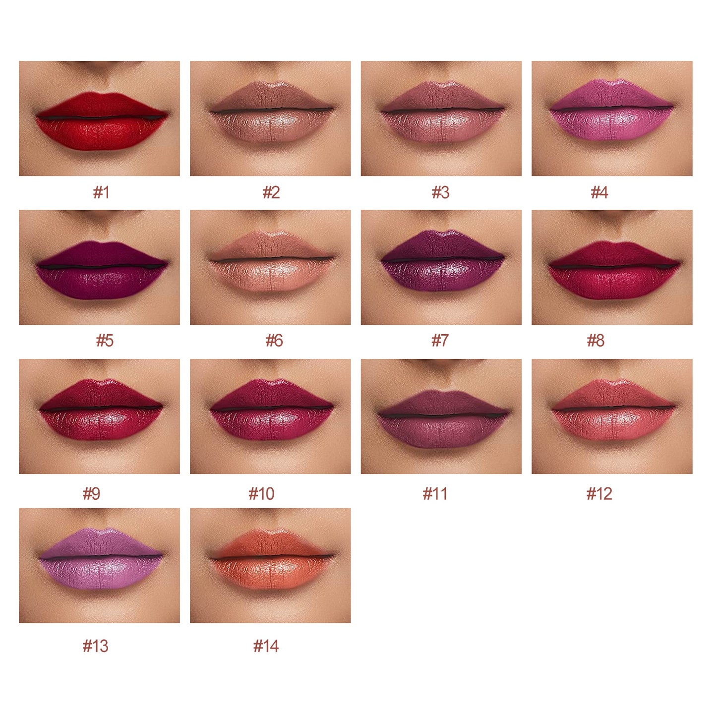 Shimmer Moisturizing Creamy Luxury Lipstick - SindeBella Beauty Store