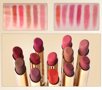 3 stuks lippenstift Set geschenkdoos Set |  Matte afwerking in nude pruim en rood