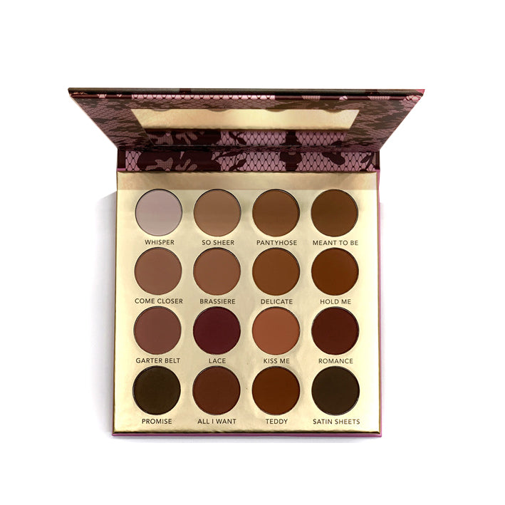 Paleta de sombras de ojos Pro Makeup pigmentadas mate-nude y smoke