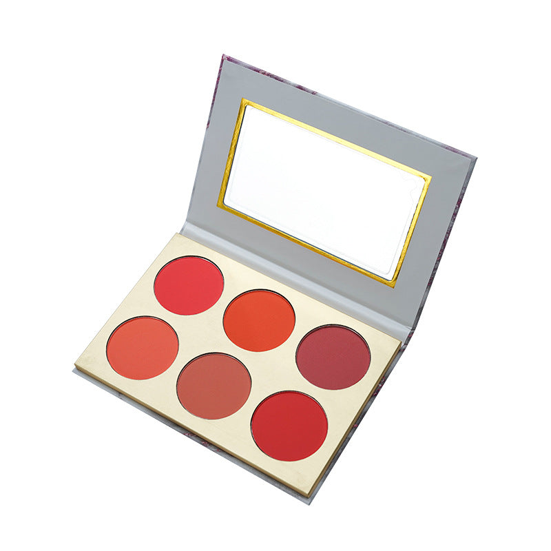 Paleta de rubores grande Mineral Matte de 6 colores