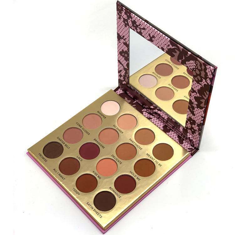 Paleta de sombras de ojos Pro Makeup pigmentadas mate-nude y smoke