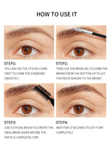 Brow Sculpt Shape and Hold Gel with Double-ended Brush