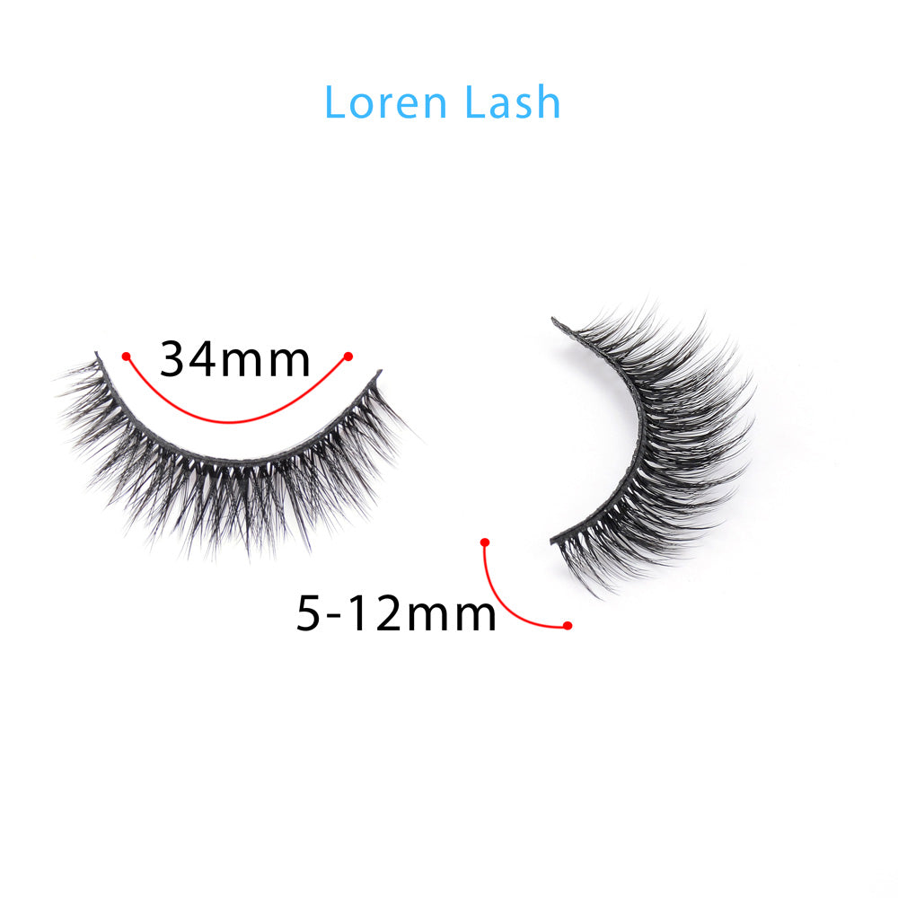 Loren Lashes -10 pairs - SindeBella Beauty Store