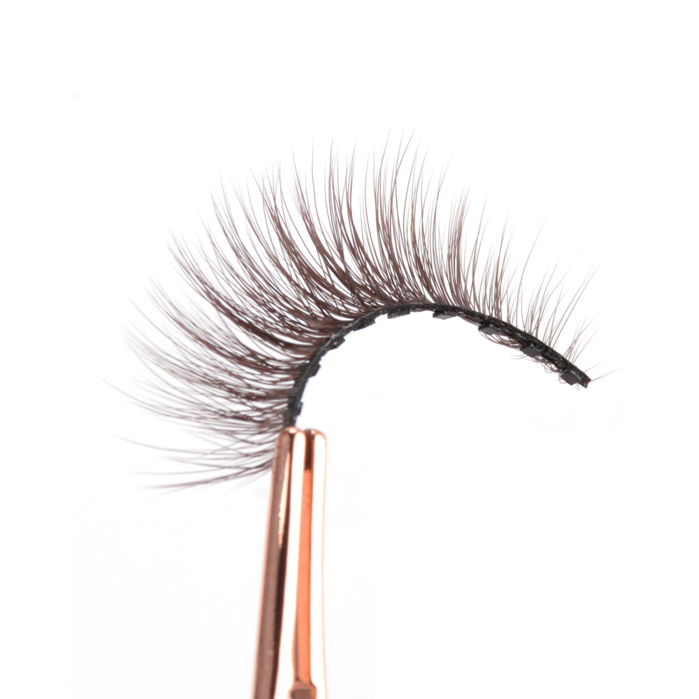 Brown Marilyn Magnetic Lashes with Eyeliner - SindeBella Beauty Store