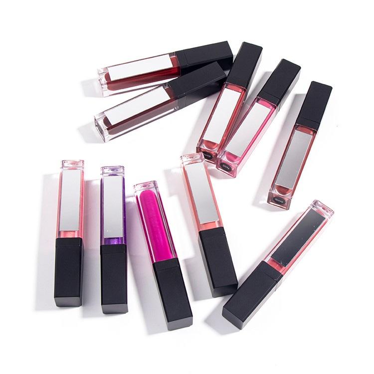 Wholesale Nude Shinny Lipgloss with LED light & Mirror
