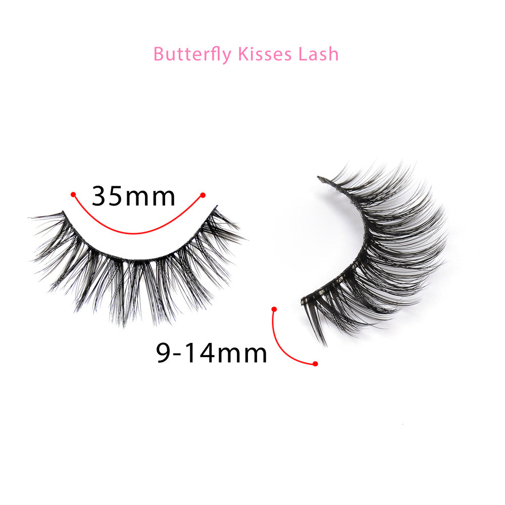 Butterfly Kiss Lashes -10 pairs - SindeBella Beauty Store