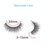 Maniusak Lashes -10 pairs - SindeBella Beauty Store