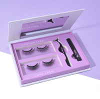 Luxury Lashes Gift Box with Mirror & EVA Tray - SindeBella Beauty Store