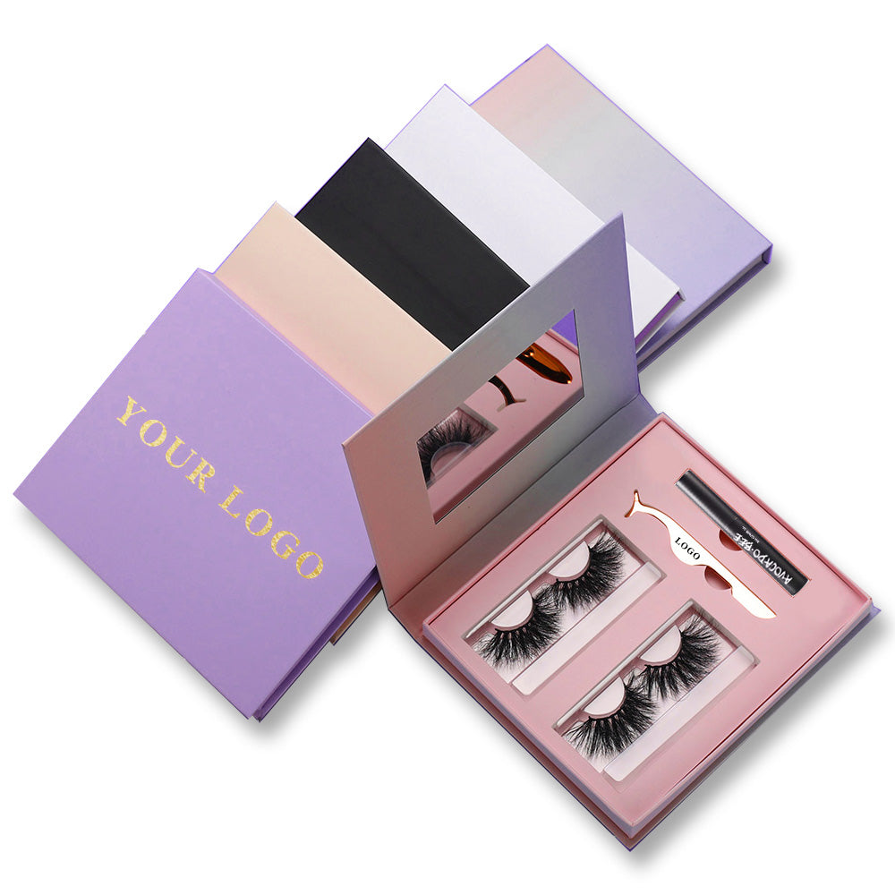 Luxury Lashes Gift Box with Mirror & EVA Tray - SindeBella Beauty Store