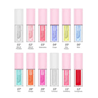 Heldere Lip Plumping Oil Sample Kit- 3 tinten, 5 tinten, 12 tinten