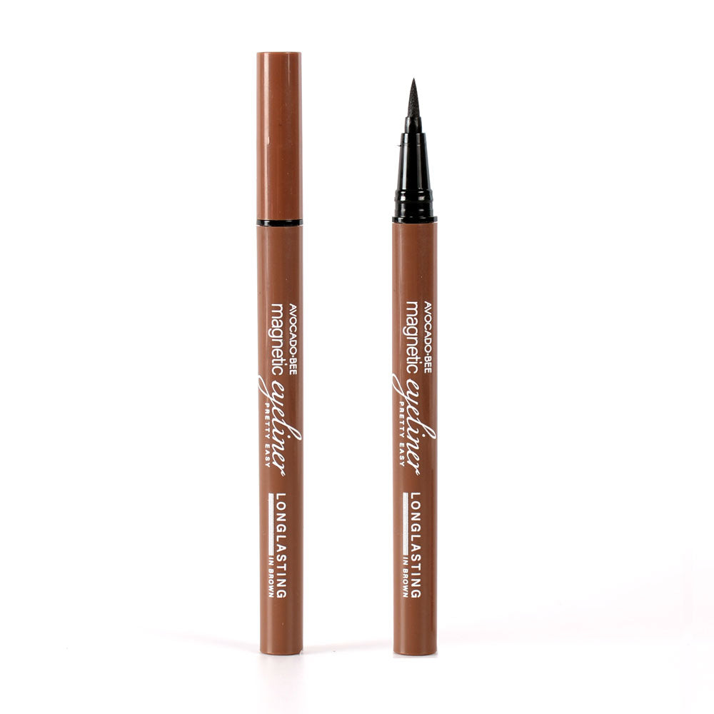 Cocoa Brown Magnetic Felt Tip Eyeliner Pen - SindeBella Beauty Store