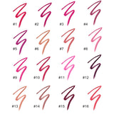 16 Farben Samtig Matte Lippenstift Musterkit