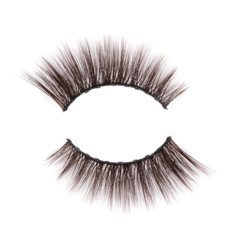 10 cils magnétiques Mags Brown Glam avec eye-liner